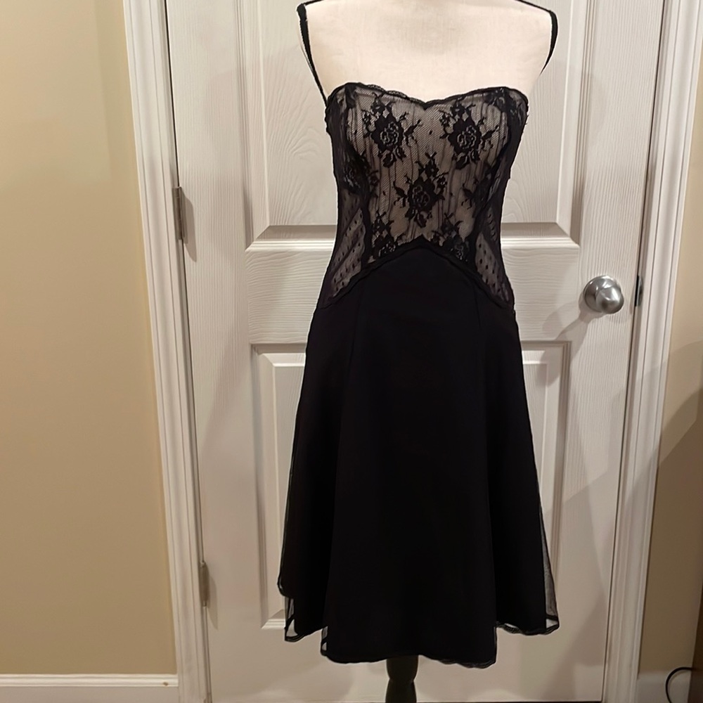WHBM Strapless Tulle Dress